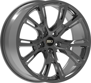 Euro Design SRT Hyper Black 18x8 +35 5x127mm 71.56mm - WheelWiz