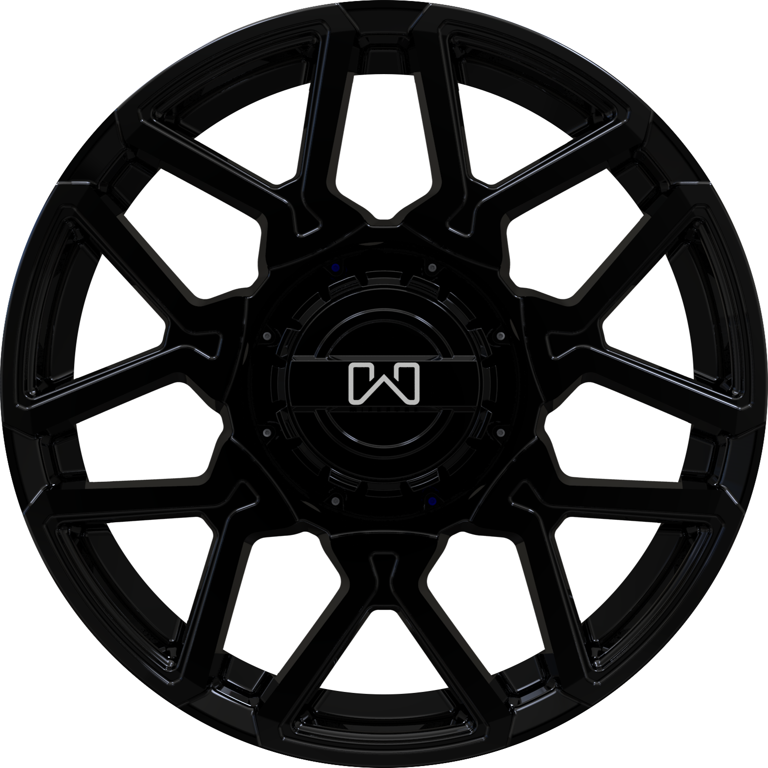 Wildland Cyclone Gloss Black 20x8.5 +15 5x150|5x139.7mm 110.1mm
