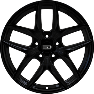 Euro Design Forza - EFS Gloss Black 20x9 +35 5x100|5x105|5x110|5x112|5x115|5x118|5x108|5x114.3|5x98mm 72.6mm - WheelWiz