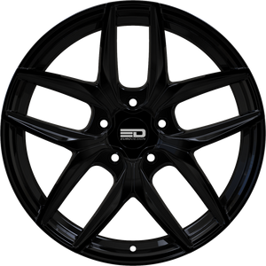 Euro Design Forza Gloss Black 19x8.5 +35 5x108mm 63.4mm - Wheelwiz