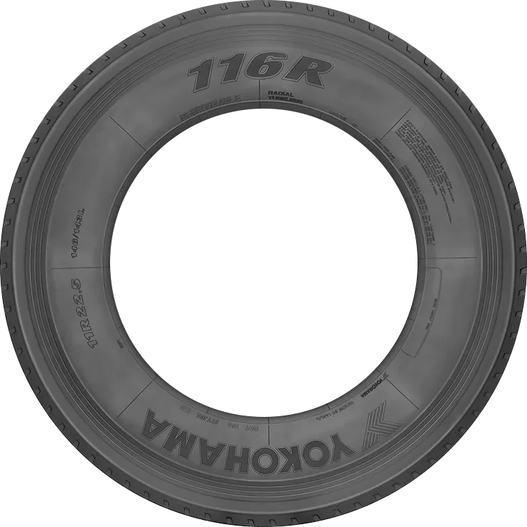 Yokohama 116R 295/75R22.5 - Wheelwiz