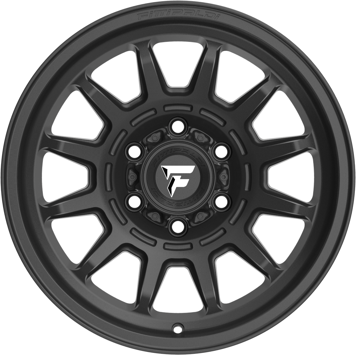 Fittipaldi FT102SB Satin Black 17x8.5 0 6x139.7mm 106.2mm - Wheelwiz