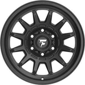Fittipaldi FT102SB Satin Black 17x8.5 0 6x139.7mm 106.2mm - Wheelwiz