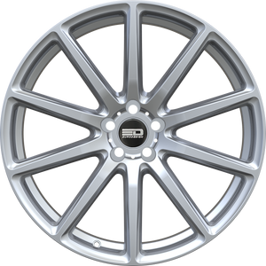 Euro Design Legend Hyper Silver 20x8.5 +40 5x108mm 67.1mm - WheelWiz