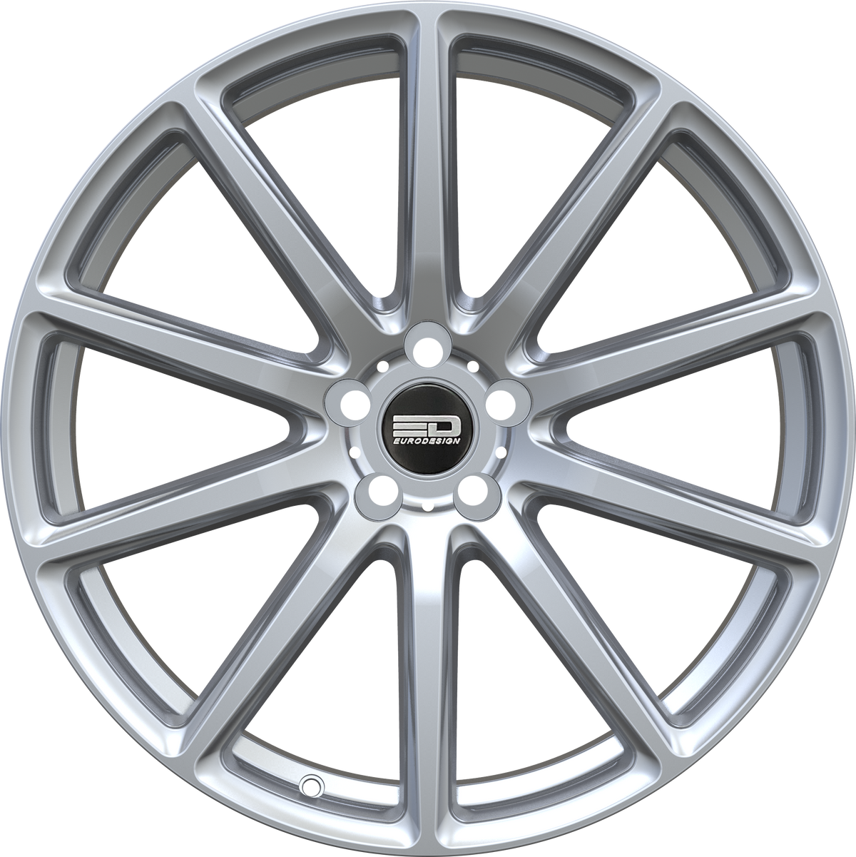 Euro Design Legend Hyper Silver 19x8.5 +25 5x112mm 66.5mm - Wheelwiz