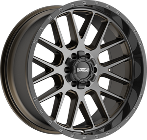 Krank Fuse Bronze Dark Tint w/ Gloss Black Barrel 22x10 -18 6x135|6x139.7mm 108mm - Wheelwiz