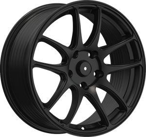 YKW Replica JA3 Gloss Black 17x7.5 +40 5x114.3mm 67.1mm - Wheelwiz