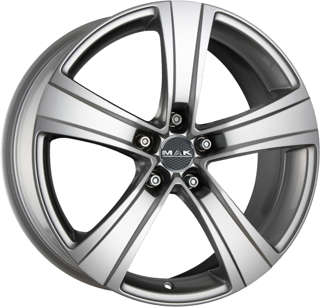 MAK F5 Hyper Silver 17x7 +45 5x114.3mm 60.1mm - Wheelwiz