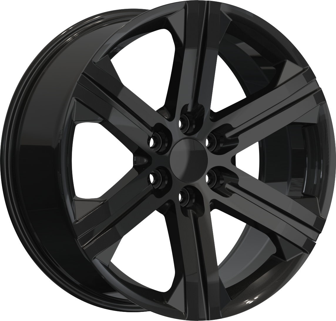 YKW Replica GR2 Gloss Black 22x9 +24 6x139.7mm 78.1mm - Wheelwiz