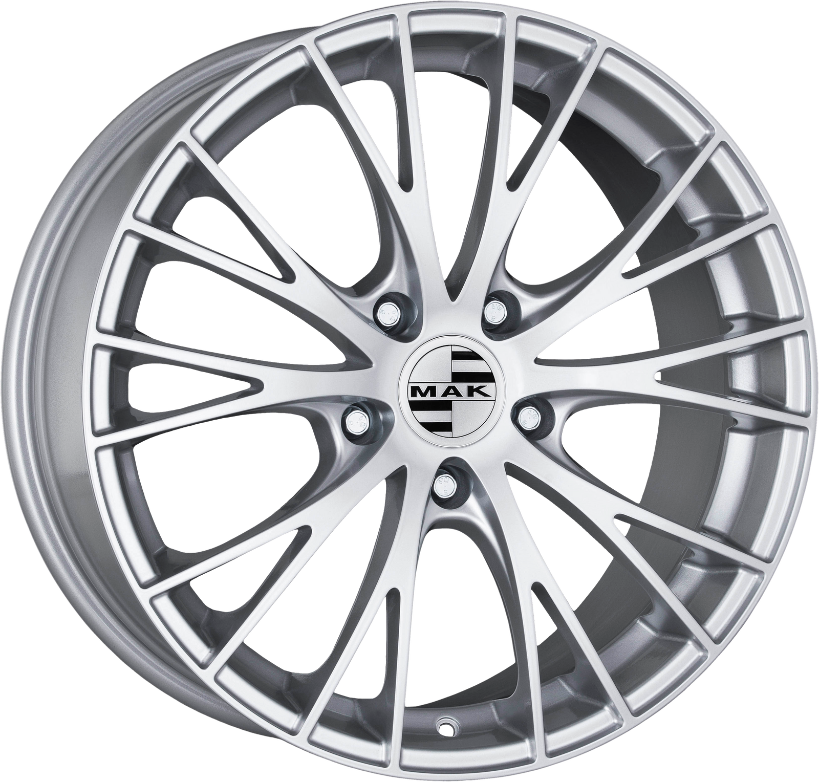 MAK Rennen Silver 20x11 +59 5x130mm 71.6mm - Wheelwiz