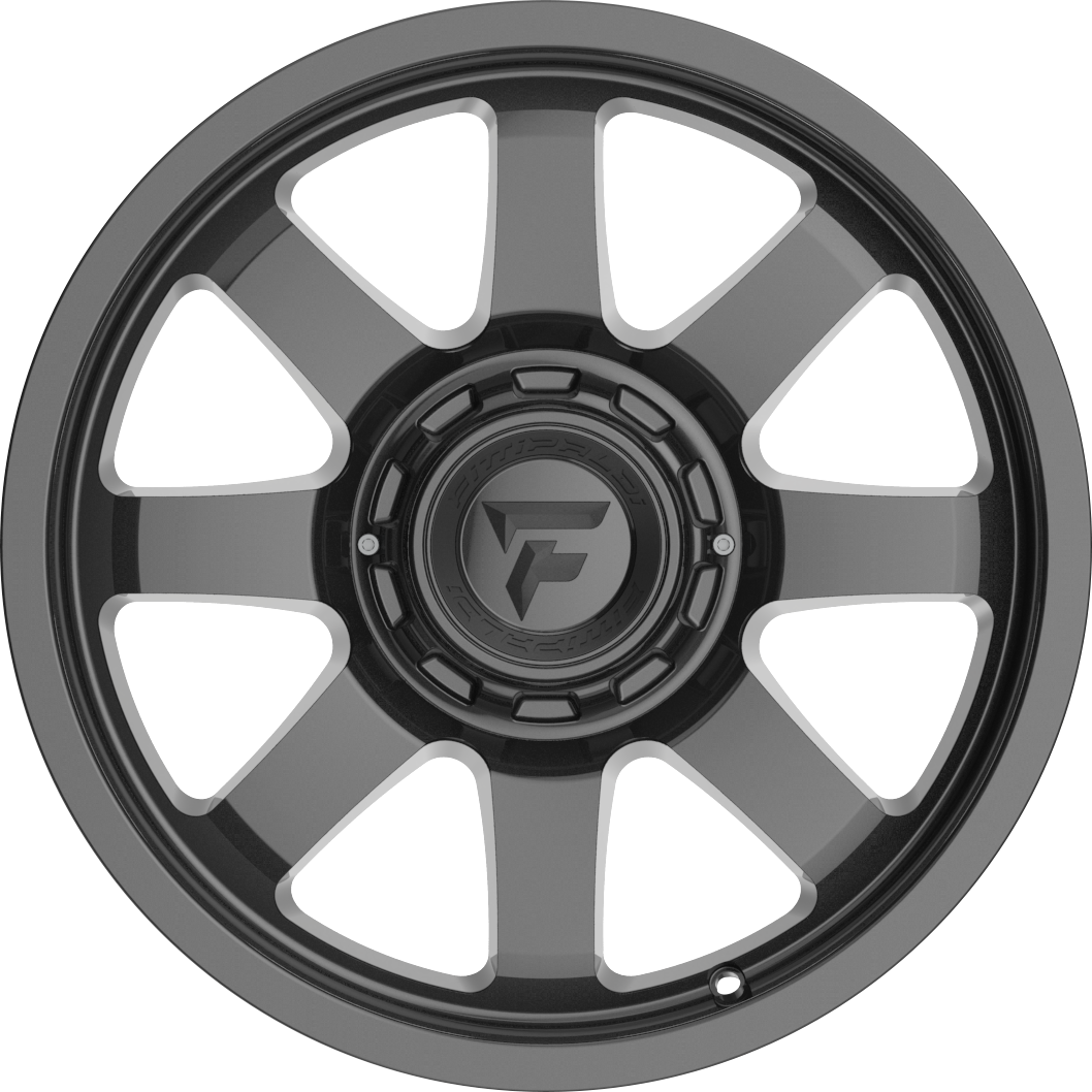 Fittipaldi FA16B Gloss Black 20x12 -51 8x180mm 124.3mm