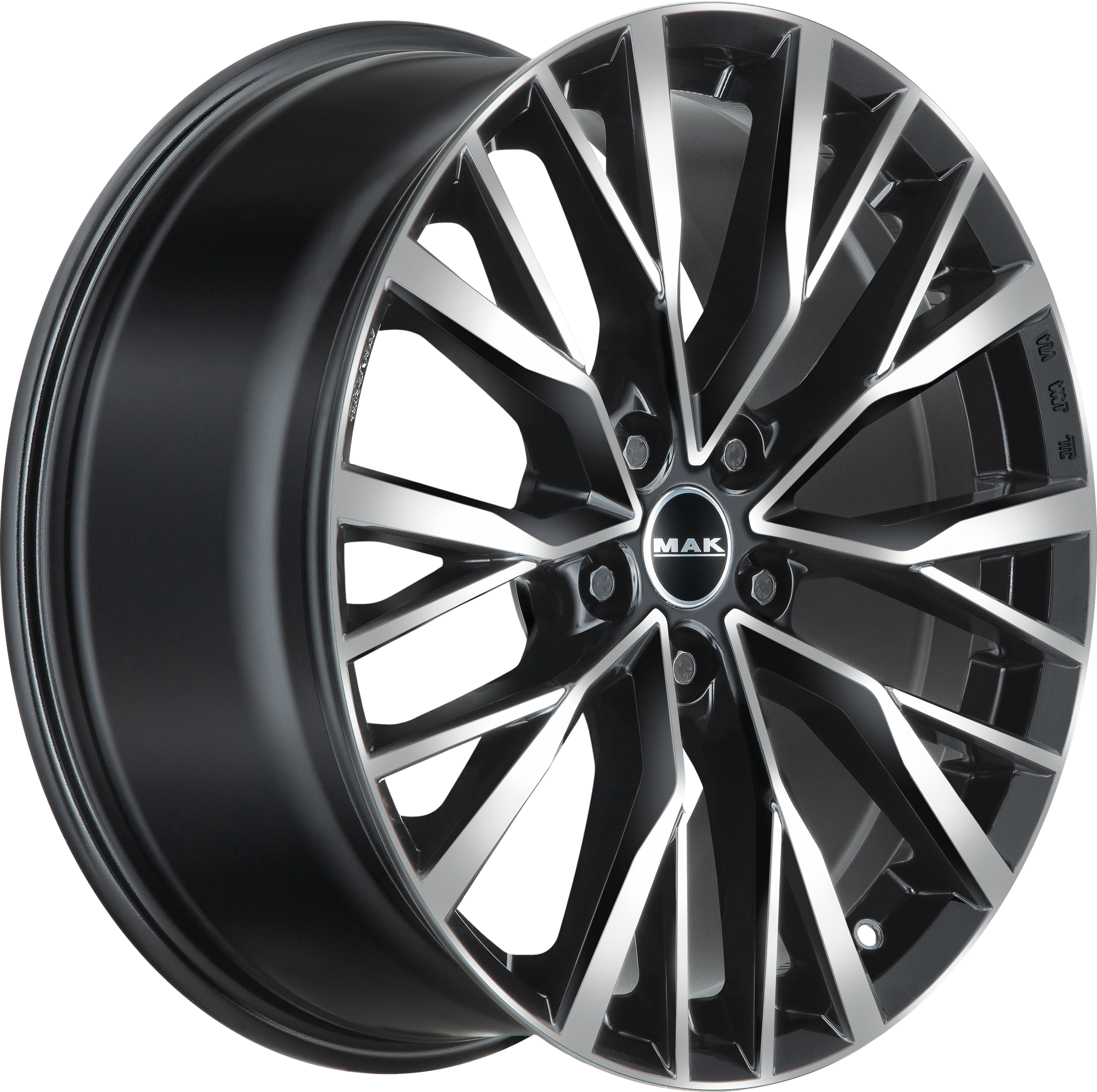 MAK Kent Black Mirror 22x9 +43 5x108mm 63.4mm