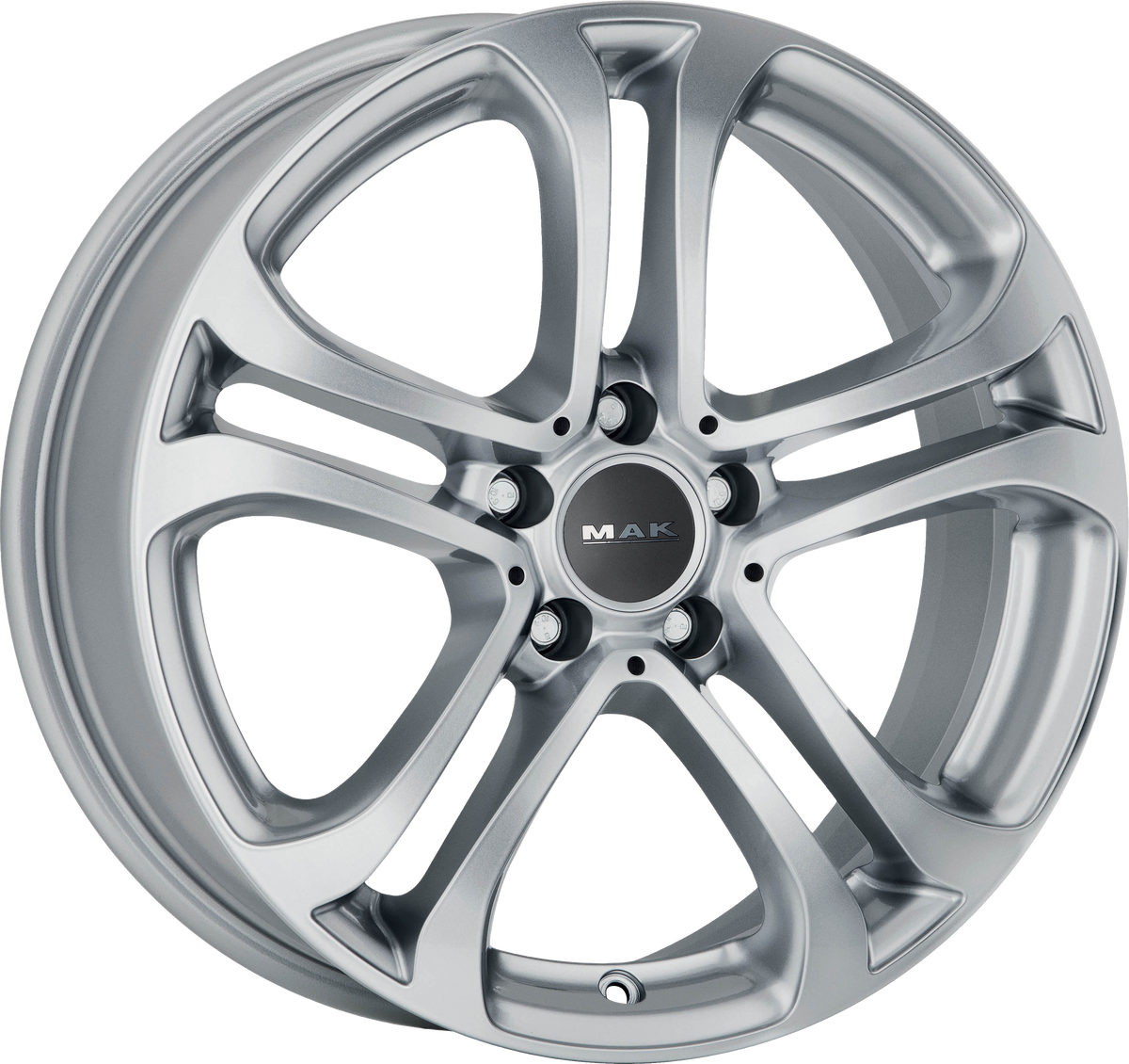 MAK STUTTGART Silver 18x8 +38 5x112mm 66.6mm - Wheelwiz