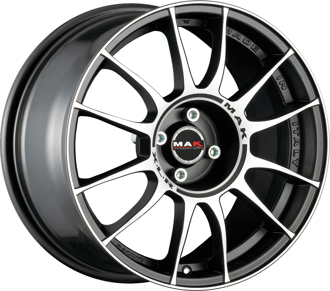 MAK XLR Ice Black 16x7 +42 5x112mm 76mm - Wheelwiz