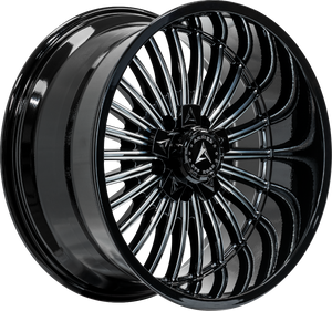 Armed Wheels Force Gloss Black Milled 20x9 +12 8x165.1mm 125.1mm - Wheelwiz
