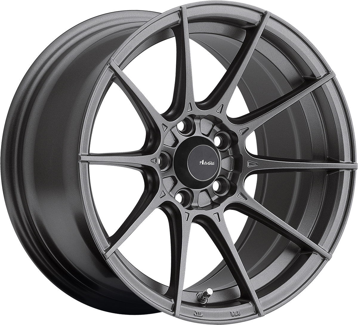 Advanti Storm S1 Matte Grey 15x9 +35 4x100mm 73.1mm - Wheelwiz