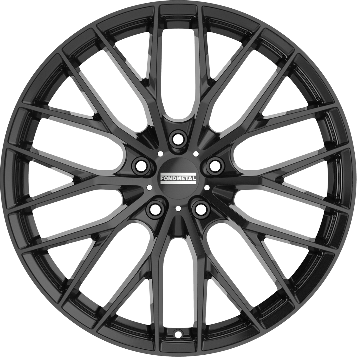 Fondmetal Makhai Gloss Black 19x8.5 +45 5x112mm 66.5mm - Wheelwiz