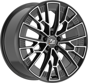 Fondmetal 1972 Anniversary Gloss Black Machined 19x8.5 +21 5x112mm 66.5mm - Wheelwiz