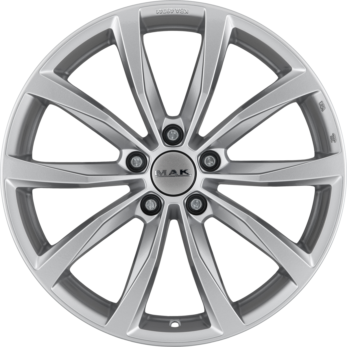 MAK Wolf Silver 18x7.5 +50 5x112mm 57.1mm - Wheelwiz