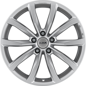 MAK Wolf Silver 19x7.5 +50 5x112mm 57.1mm - Wheelwiz