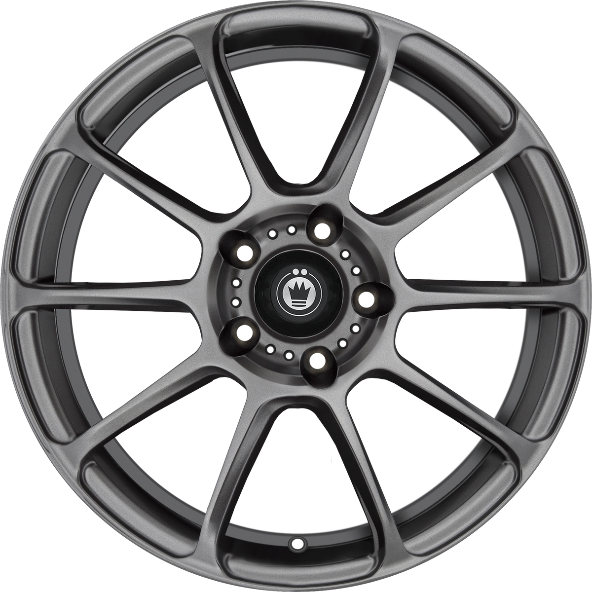 Konig Runlite Matte Grey 17x7.5 +45 5x108mm 73.1mm - Wheelwiz