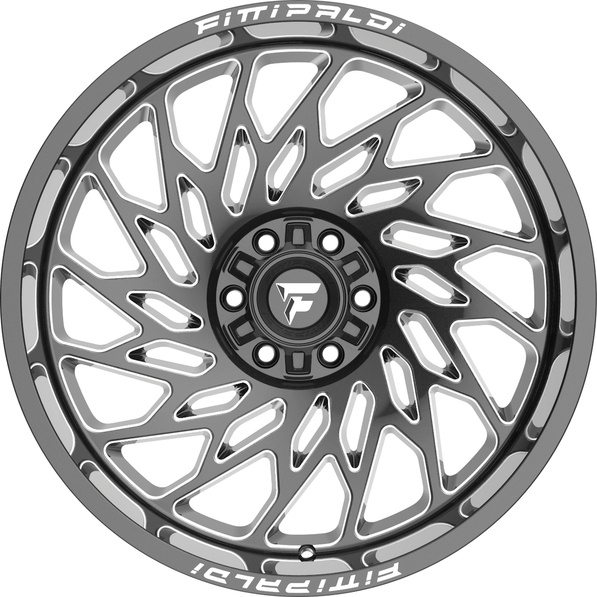 Fittipaldi FA20 Gloss Black Milled 20x10 -19 8x170mm 125.2mm - Wheelwiz