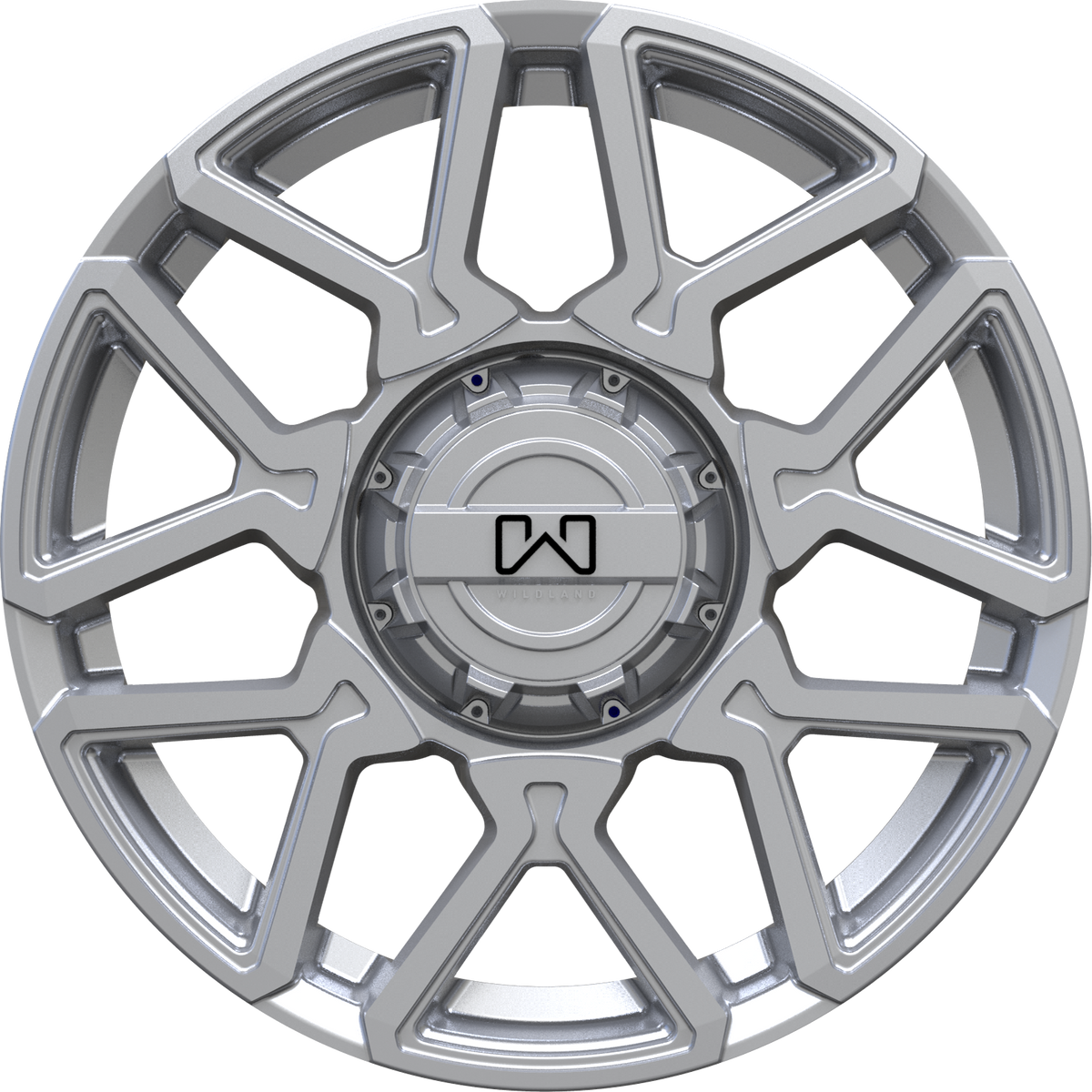 Wildland Cyclone Silver 18x8 +15 5x127|5x139.7mm 77.8mm - Wheelwiz