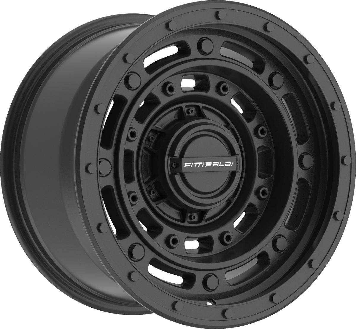 Fittipaldi FT107SB Satin Black 17x9 -12 5x114.3|5x127mm 78.1mm