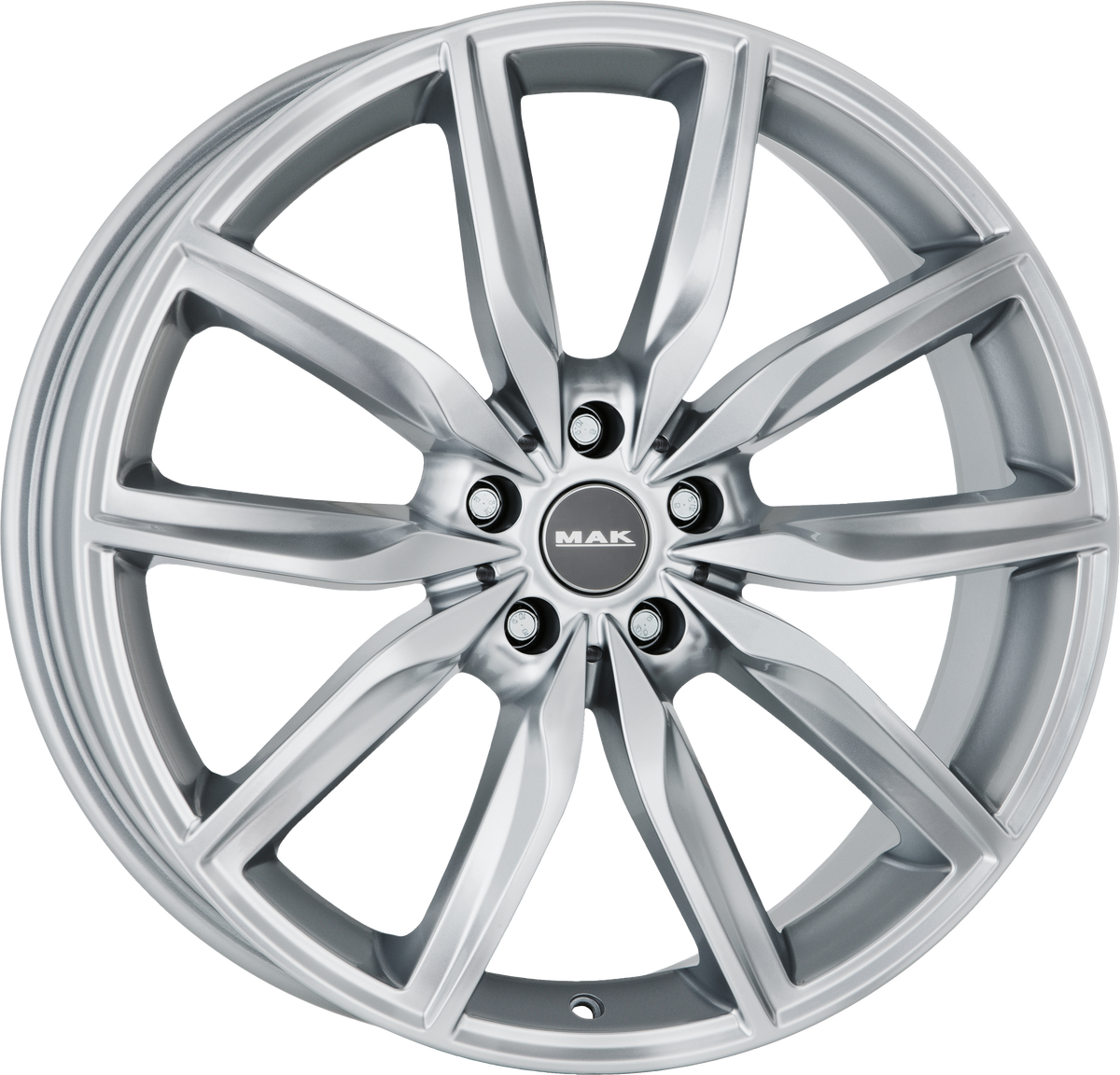 MAK ALLIANZ Silver 19x8 +54 5x112mm 66.6mm - Wheelwiz
