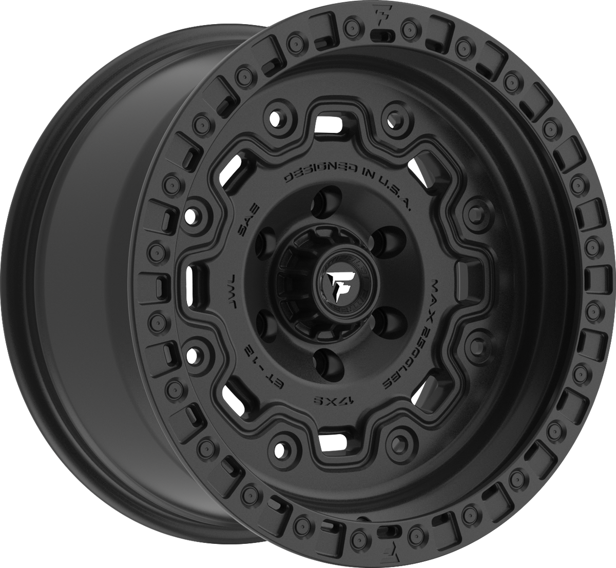 Fittipaldi FT100SB Satin Black 20x9 0 5x127mm 71.5mm