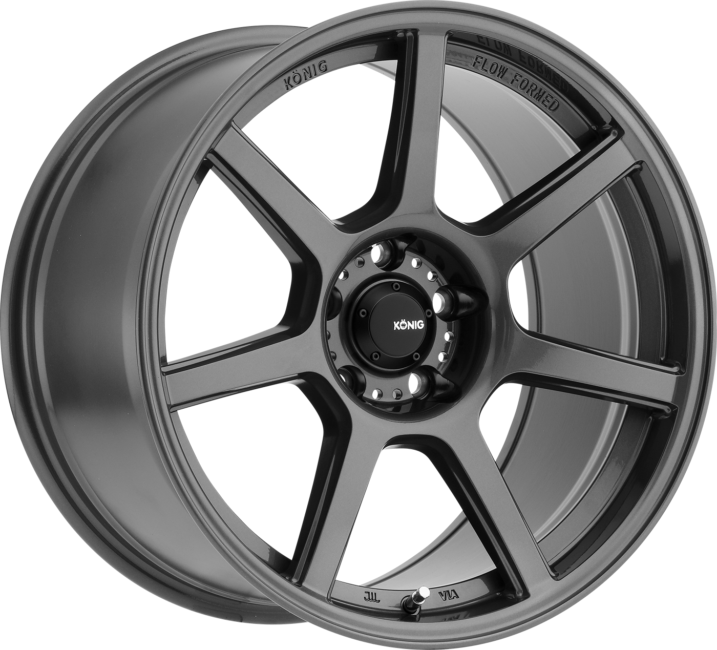 Konig Ultraform Gloss Graphite 18x9 +25 5x114.3mm 73.1mm - Wheelwiz