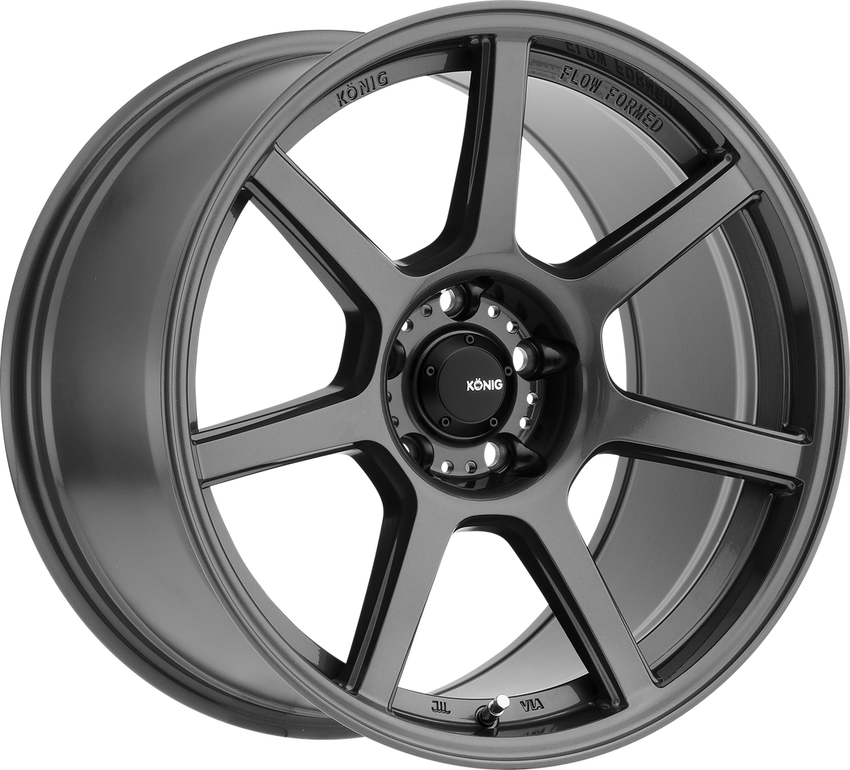 Konig Ultraform Gloss Graphite 17x8 +45 5x114.3mm 73.1mm - Wheelwiz