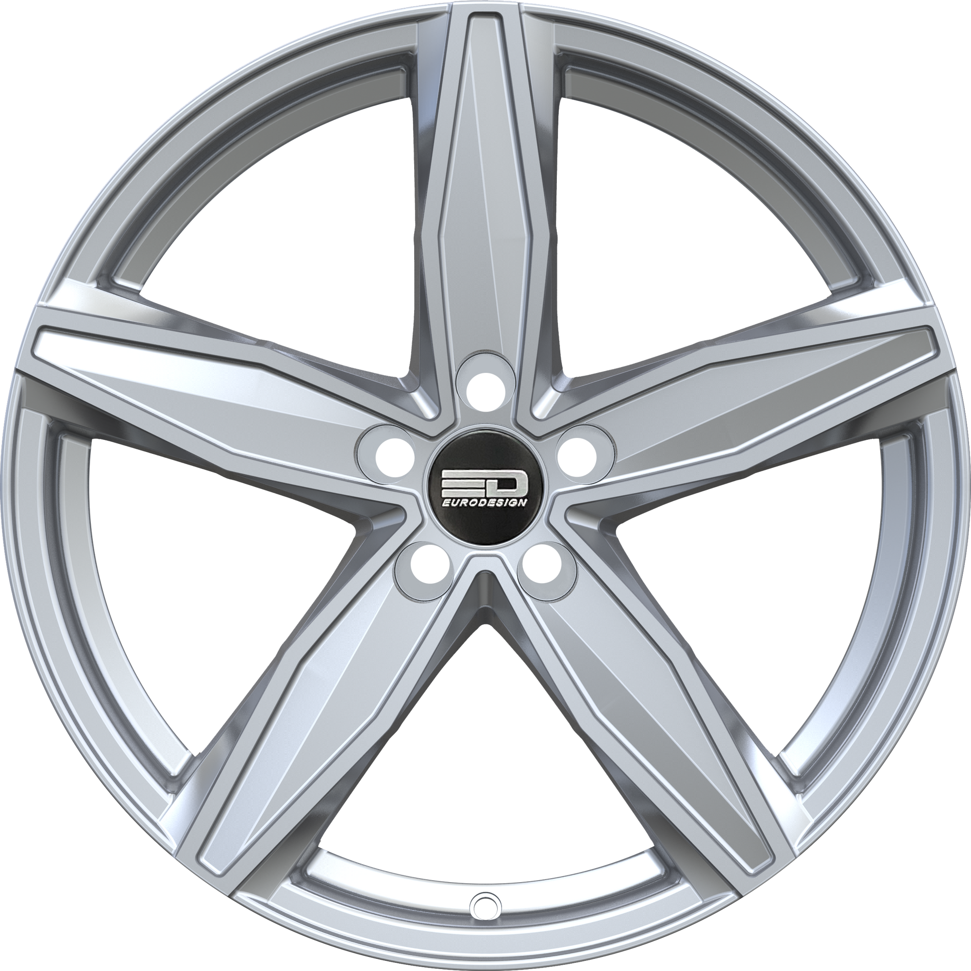 Euro Design Berlin - EFS Hyper Silver 17x7.5 +42 5x100|5x105|5x110|5x112|5x115|5x118|5x108|5x114.3|5x98mm 72.6mm - WheelWiz