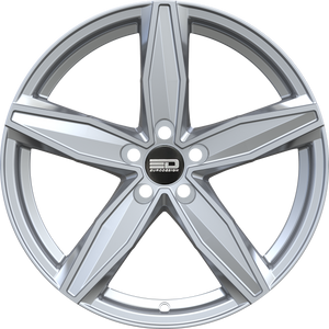 Euro Design Berlin - EFS Hyper Silver 17x7.5 +42 5x100|5x105|5x110|5x112|5x115|5x118|5x108|5x114.3|5x98mm 72.6mm - WheelWiz