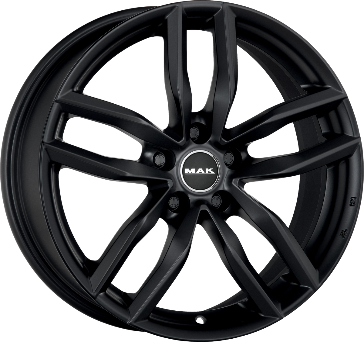 MAK SARTHE Matte Black 19x8.5 +32 5x112mm 66.45mm - Wheelwiz