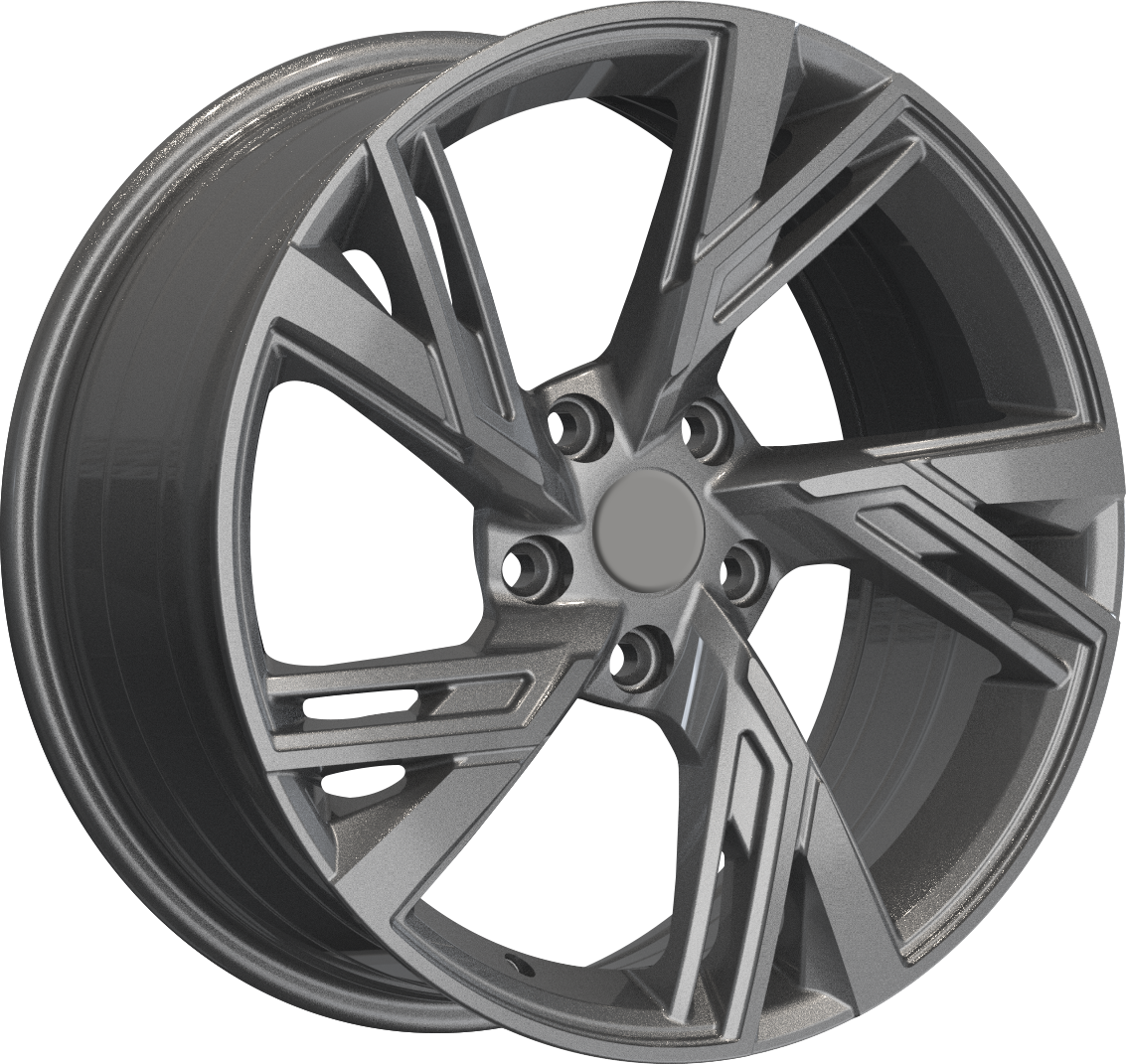 YKW Replica AR12 Gloss Gunmetal 18x8 +35 5x112mm 66.6mm