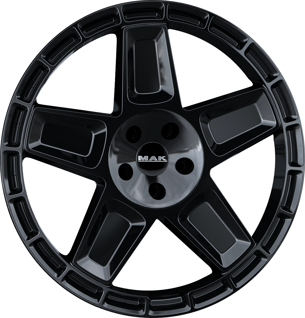 MAK TREK Gloss Black 20x9 +43 5x120mm 72.6mm - Wheelwiz