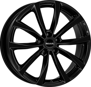 MAK WOLF Gloss Black 18x7.5 +45 5x114.3mm 60.1mm - Wheelwiz