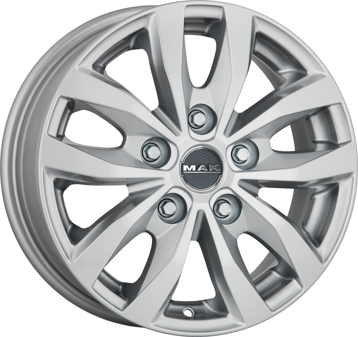 MAK Load5 Silver 17x7 +60 5x120mm 65.1mm - Wheelwiz