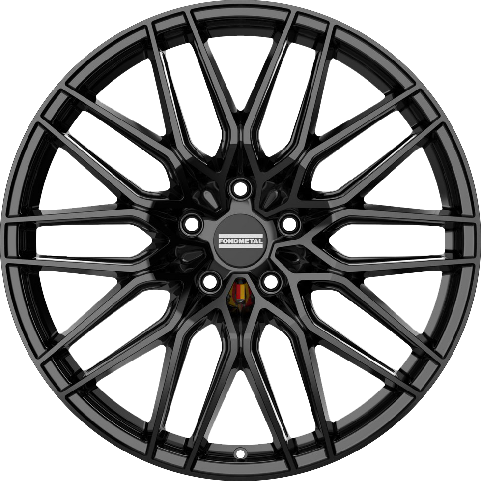 Fondmetal Cratos Gloss Black 22x10 +36 5x130mm 84.1mm - Wheelwiz