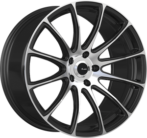 Advanti Svelto Matte Black w/ Machined Face 20x10 +42 5x120mm 74.1mm - Wheelwiz