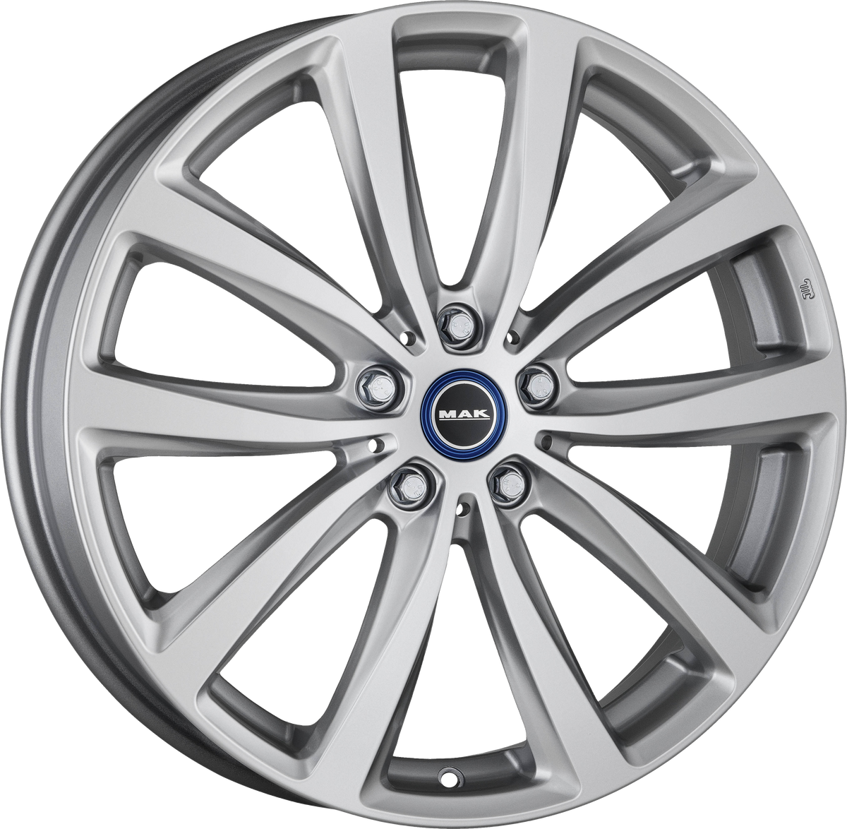 MAK WATT Silver 19x5 +43 5x112mm 66.6mm - Wheelwiz