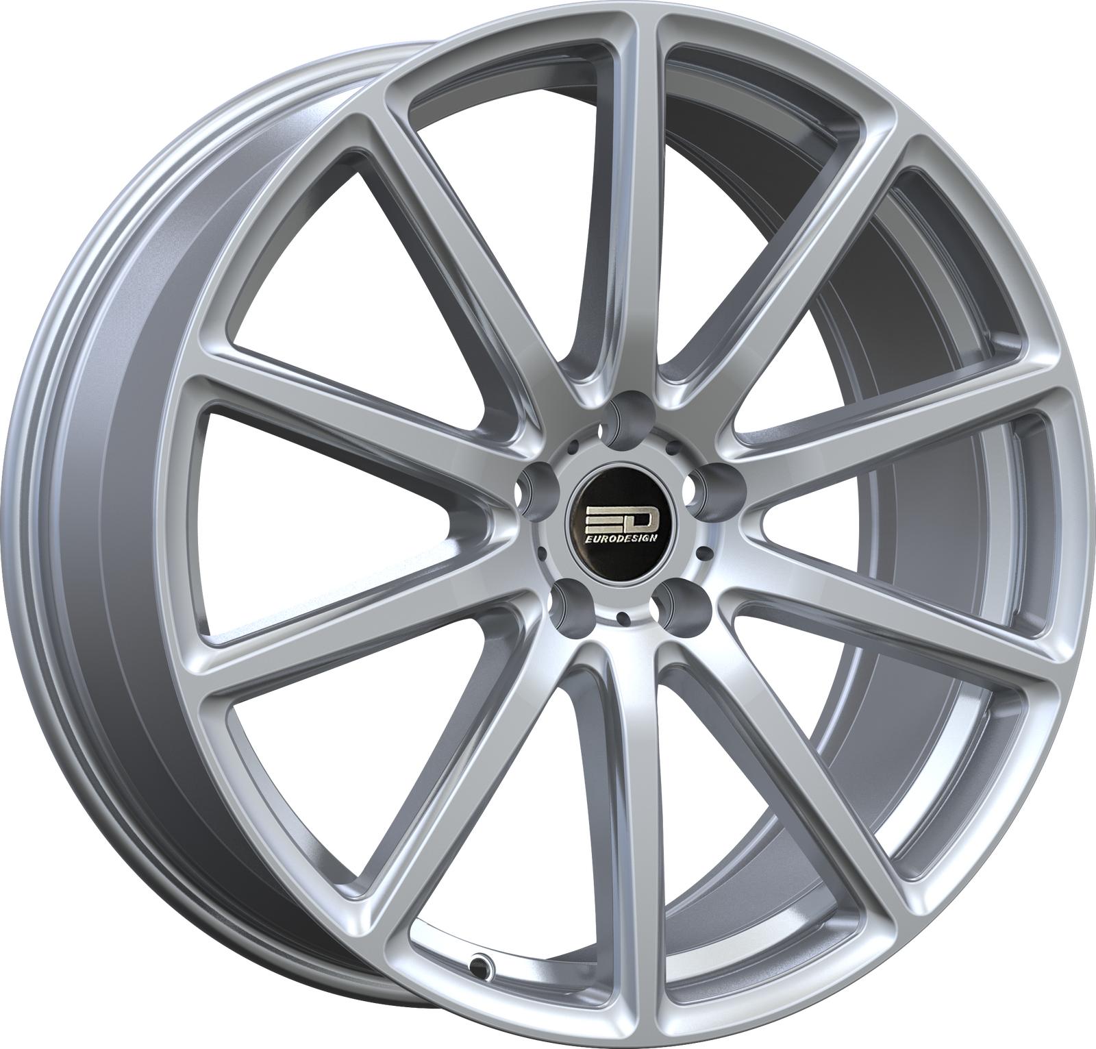 Euro Design Legend Hyper Silver 20x8.5 +40 5x108mm 67.1mm - Wheelwiz