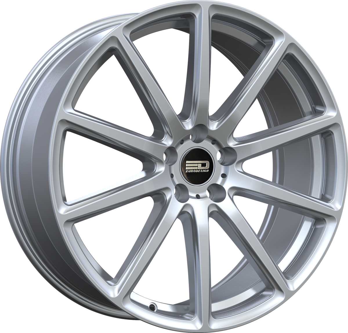 Euro Design Legend Hyper Silver 20x8.5 +21 5x112mm 66.5mm - Wheelwiz
