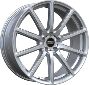 Euro Design Legend - EFS Silver 19x8.5 +35 5x100|5x105|5x110|5x112|5x115|5x118|5x108|5x114.3|5x98mm 72.6mm - Wheelwiz