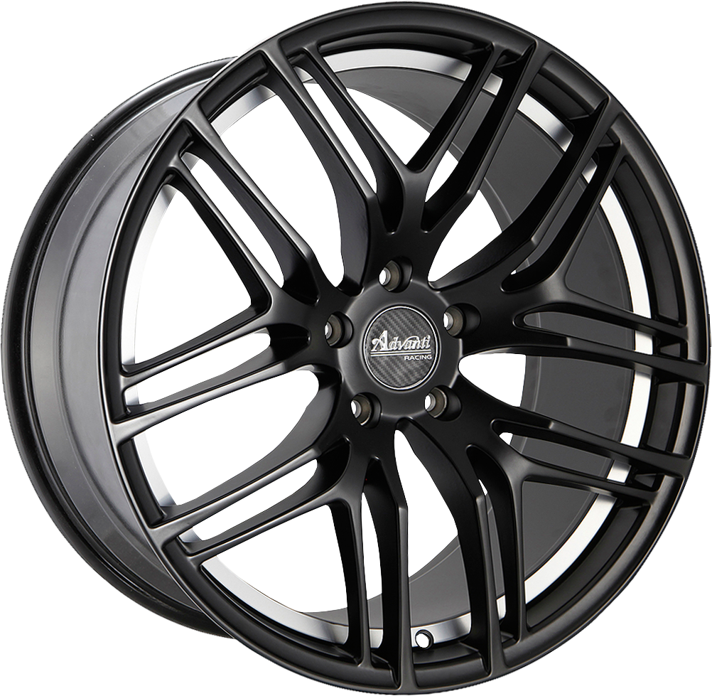 Advanti Bello Matte Black w/ Undercut 19x9.5 +35 5x112mm 66.56mm - Wheelwiz