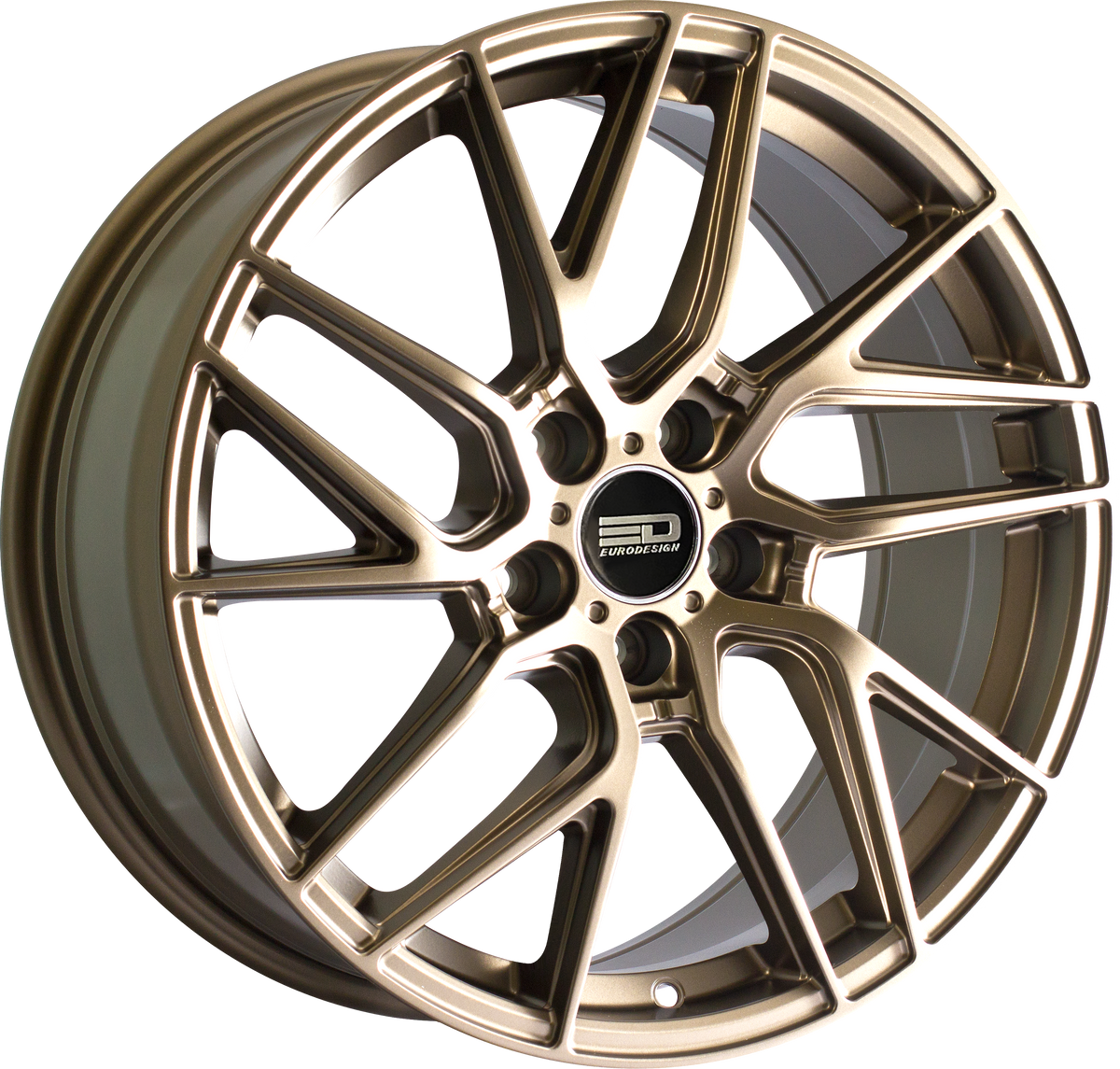 Euro Design Tech - EFS Matte Bronze 19x8.5 +35 5x100|5x105|5x110|5x112|5x115|5x118|5x108|5x114.3|5x98mm 72.6mm - Wheelwiz
