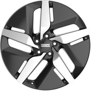 Fondmetal E-Joule Gloss Black Machined 19x9.5 +45 5x114.3mm 64.1mm - Wheelwiz