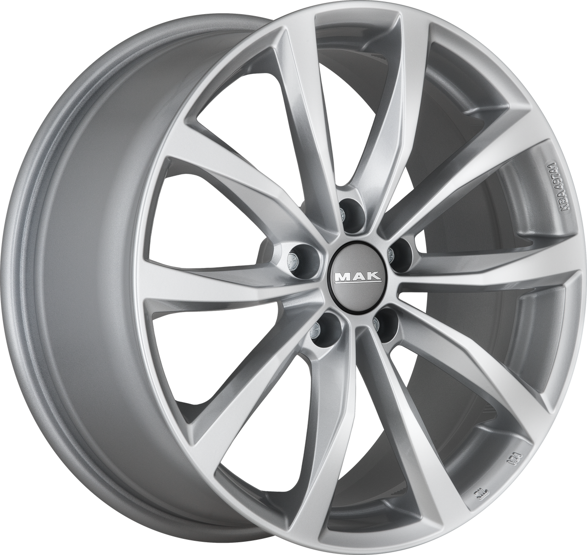 MAK Wolf Silver 18x7.5 +50 5x112mm 57.1mm - Wheelwiz