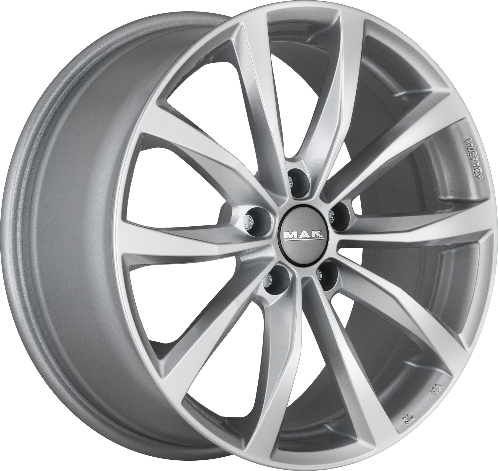 MAK Wolf Silver 18x7.5 +50 5x112mm 57.1mm - Wheelwiz